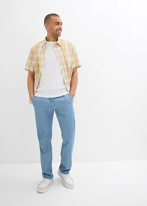 Jean taille extensible léger, Regular, Straight, bonprix