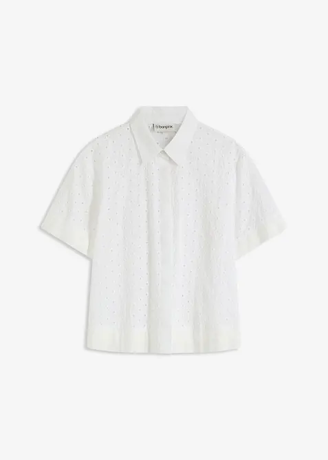 Chemisier à broderies anglaises, bonprix