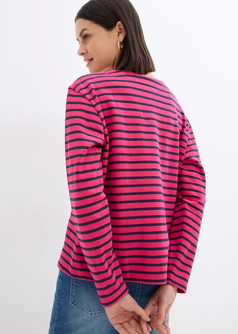 Sweatshirt aus Strukturmaterial, bonprix