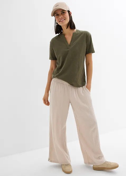 Shirt-Tunika aus reiner Bio-Baumwolle, bonprix