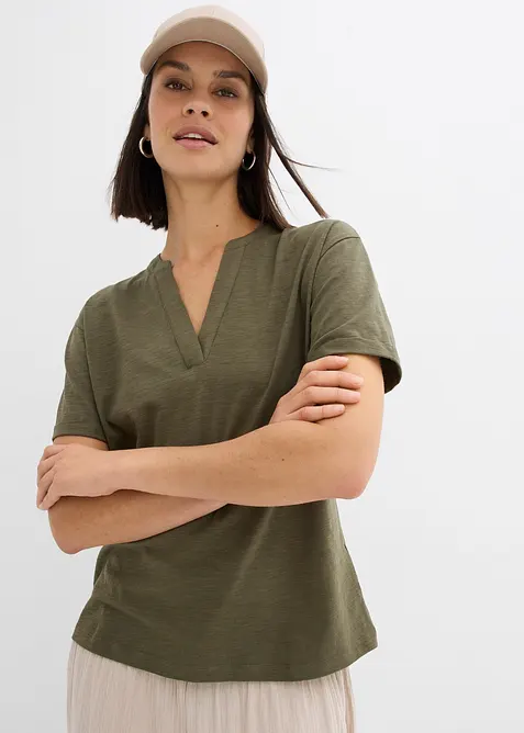 Shirt-Tunika aus reiner Bio-Baumwolle, bonprix