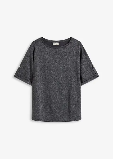 T-shirt en viscose à imprimé brillant, bonprix