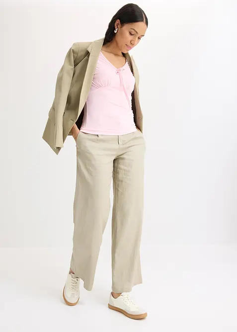 Shirt mit Raffung, bonprix