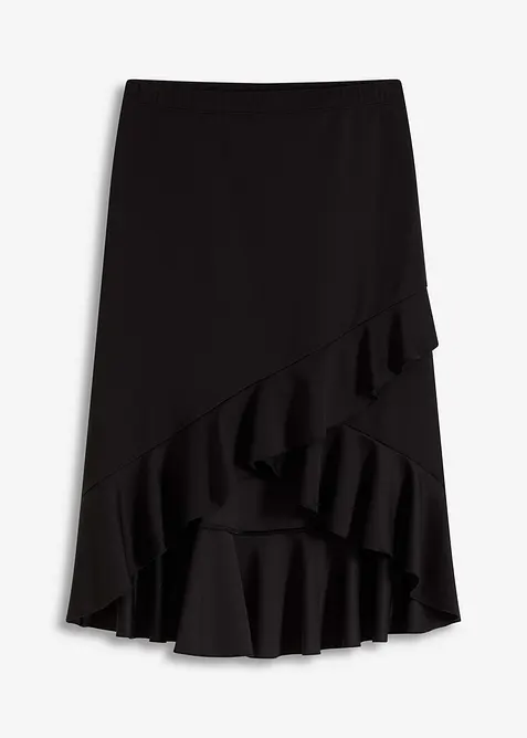 Jersey-Rock mit Volants, bonprix