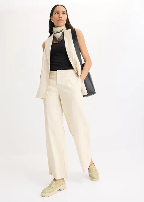 Leinenhose Palazzo, bonprix