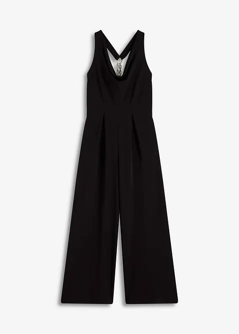 Jumpsuit mit Wasserfallausschnitt, bonprix