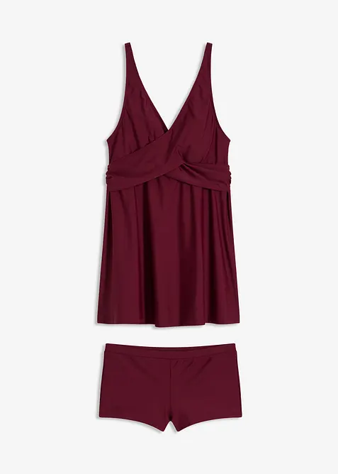 Tankini long (ens. 2 pces) encolure V, bonprix