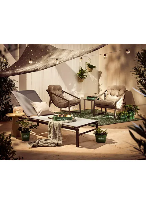 Salon de jardin (3 pi&egrave;ces), bonprix