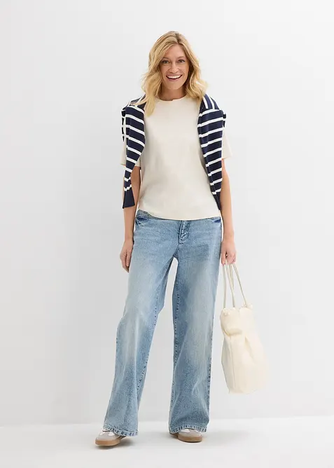 T-Shirt aus reiner Bio-Baumwolle, bonprix