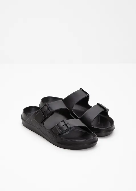 Pantoletten aus wasserabweisendem Material, bonprix