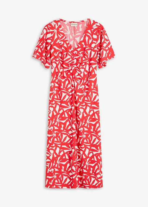 Jerseykleid mit Raffung, bonprix