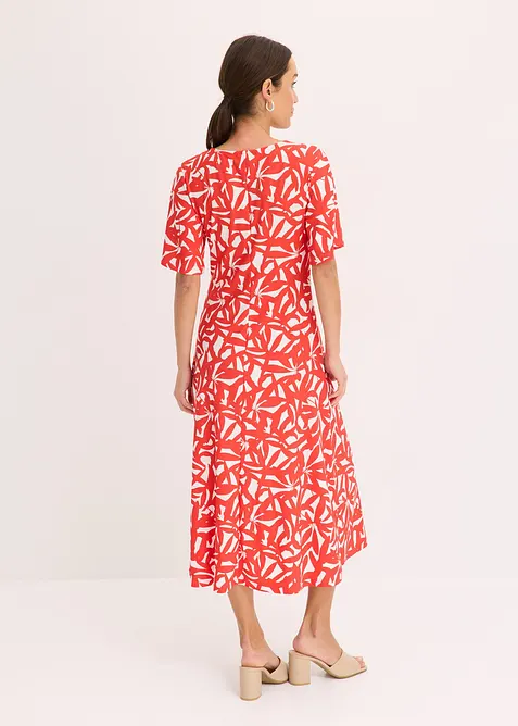 Jerseykleid mit Raffung, bonprix