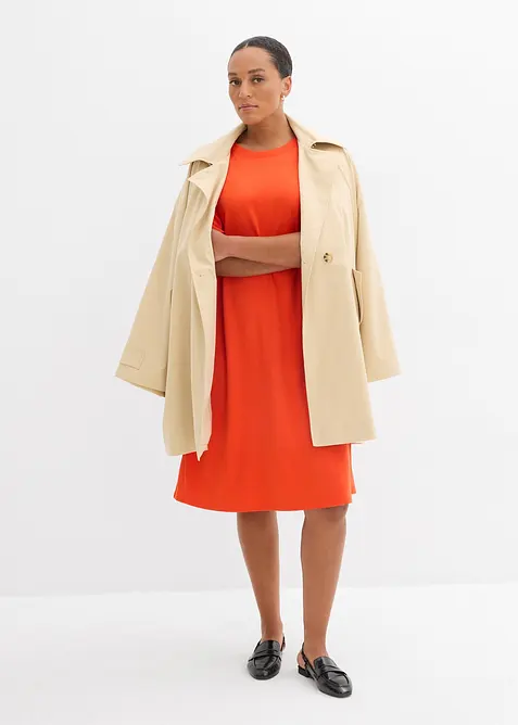 Shirtkleid in A-Linie aus Viskose-Mix, bonprix