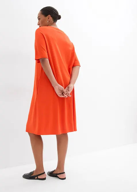 Shirtkleid in A-Linie aus Viskose-Mix, bonprix