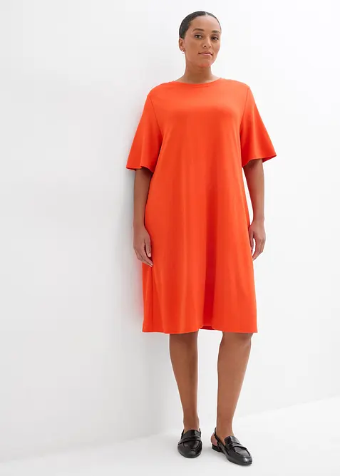 Shirtkleid in A-Linie aus Viskose-Mix, bonprix