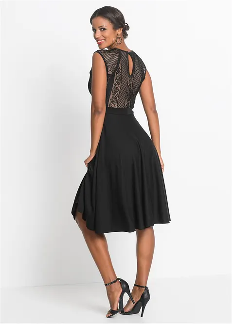 Midikleid mit Spitze, bonprix