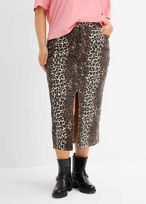 Twill-Rock aus Baumwolle mit Stretch, bonprix