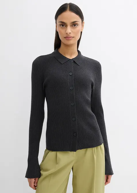 Feinstrickjacke aus Viskose-Mix, bonprix