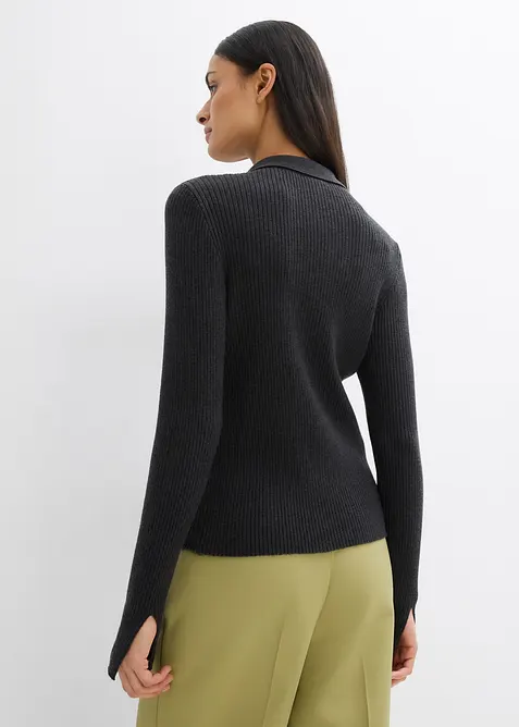 Feinstrickjacke aus Viskose-Mix, bonprix