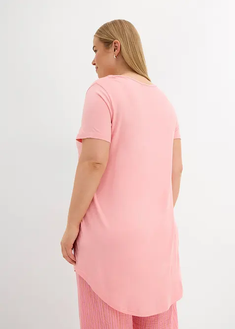 T-shirt long en viscose douce, bonprix