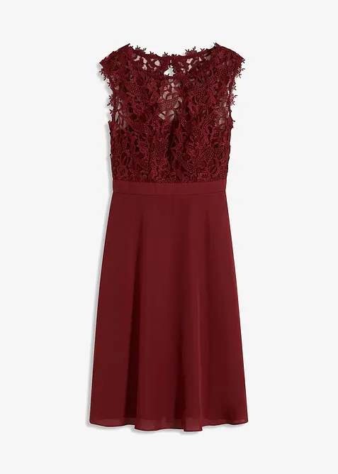 Minikleid mit Spitze, bonprix