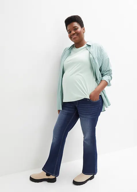 2-in-1 Umstands- und Stillshirts aus Bio-Baumwolle (2er-Pack), bonprix