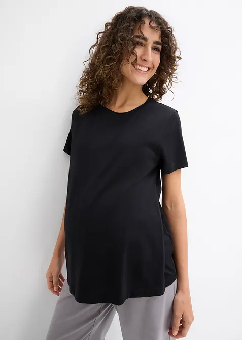 2-in-1 Umstands- und Stillshirts aus Bio-Baumwolle (2er-Pack), bonprix