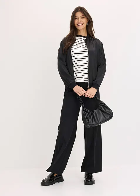 Blouson aus flie&szlig;endem Satin, bonprix