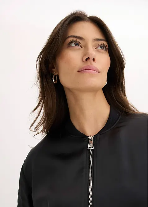 Blouson aus flie&szlig;endem Satin, bonprix