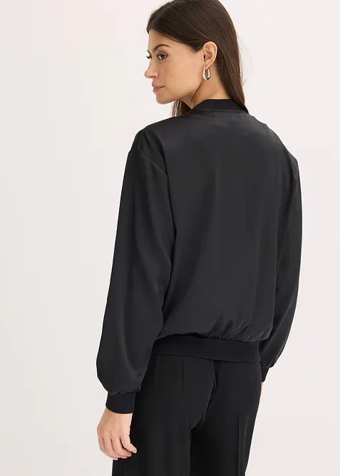 Blouson aus flie&szlig;endem Satin, bonprix
