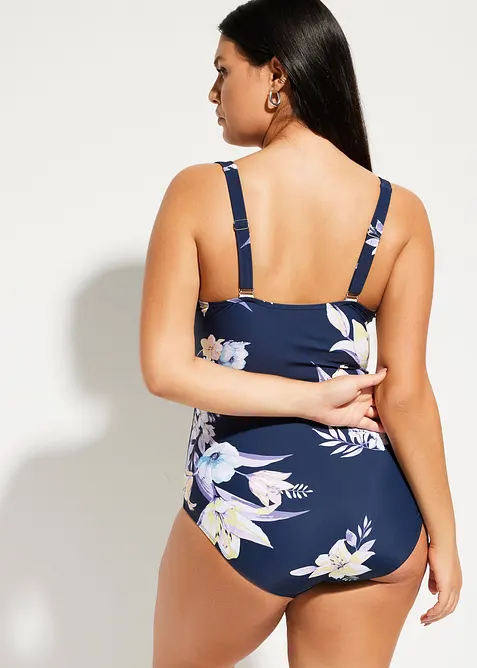 Maillot 1 pièce sculptant, maintien léger, bonprix