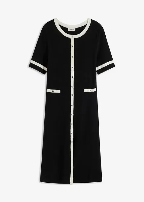 Robe en maille avec n&oelig;ud, bonprix