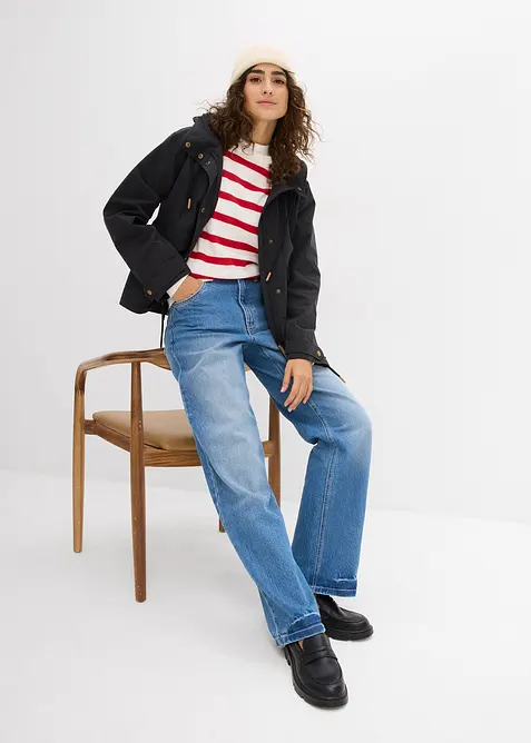 Übergangsjacke mit Kapuze, bonprix