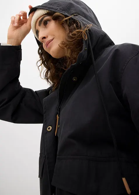 Übergangsjacke mit Kapuze, bonprix