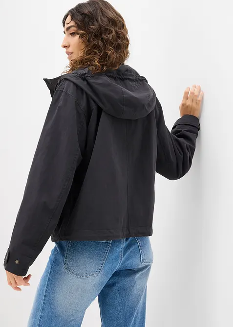 Übergangsjacke mit Kapuze, bonprix