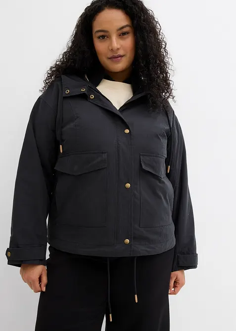 Übergangsjacke mit Kapuze, bonprix