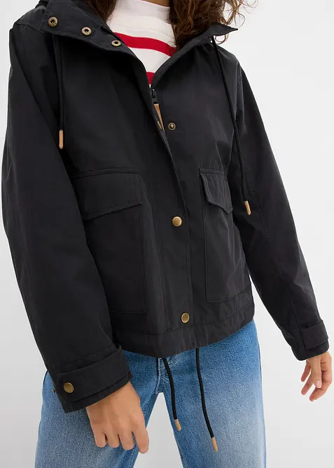 Übergangsjacke mit Kapuze, bonprix