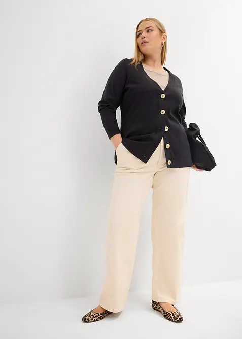 Shirtjacke aus reiner Bio-Baumwolle, bonprix