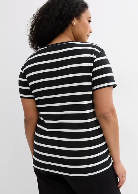 Lot de 2 T-shirts 100% coton, bonprix