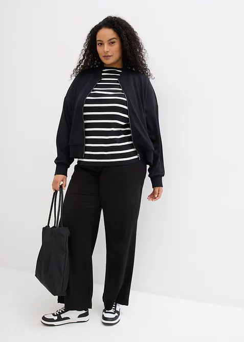 Blouson doux en sweat avec viscose, bonprix