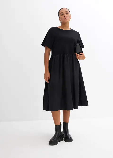 Robe midi 100% coton, bonprix