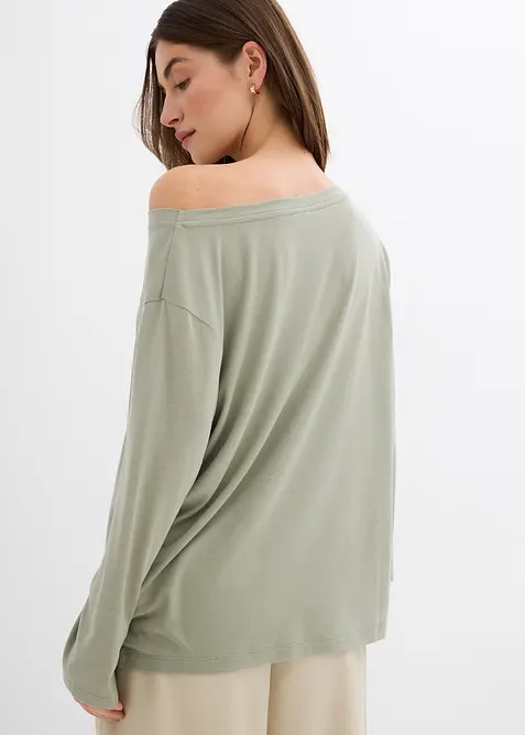 Off-Shoulder-Shirt aus softem Modal-Mix, bonprix