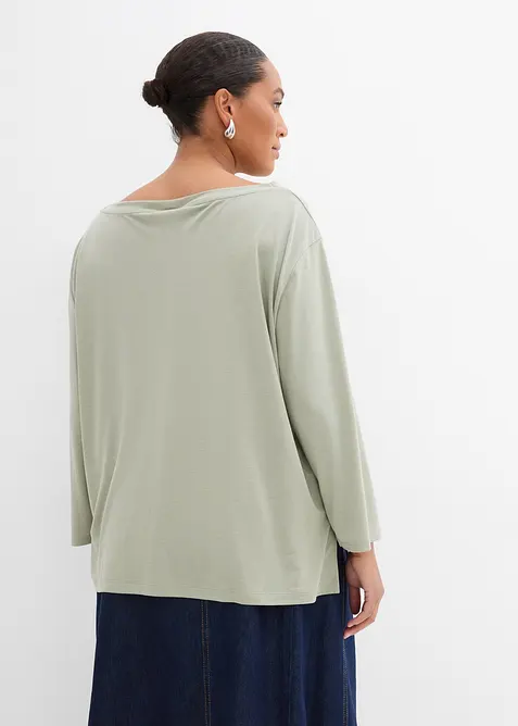 Off-Shoulder-Shirt aus softem Modal-Mix, bonprix