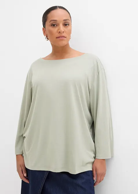 Off-Shoulder-Shirt aus softem Modal-Mix, bonprix