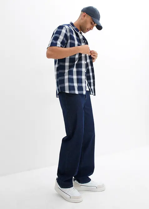 Kurzarmhemd aus reiner Baumwolle, bonprix