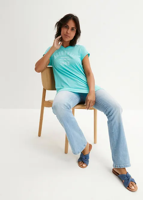 Longshirt aus reiner Bio-Baumwolle, bonprix