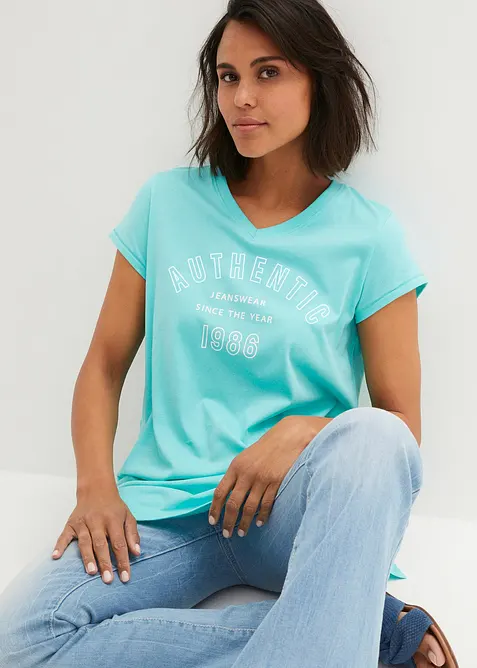 Longshirt aus reiner Bio-Baumwolle, bonprix