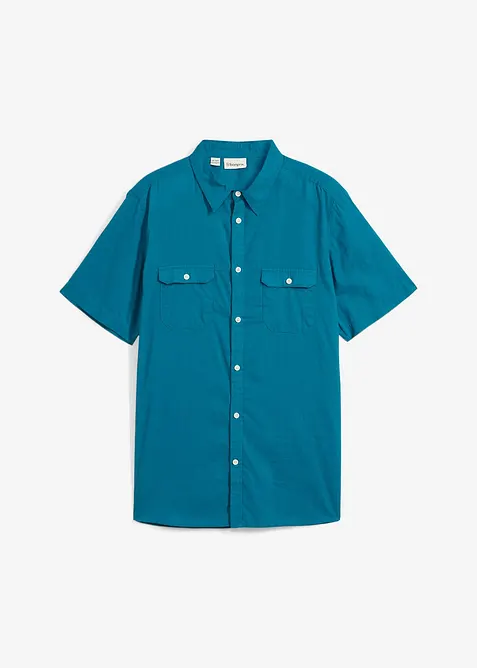 Kurzarmhemd aus reiner Baumwolle, bonprix