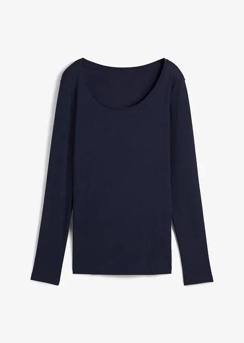 Langarmshirt aus reiner Bio-Baumwolle, bonprix