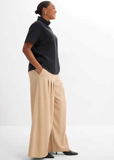 Rollkragenshirt aus reiner Bio-Baumwolle, bonprix